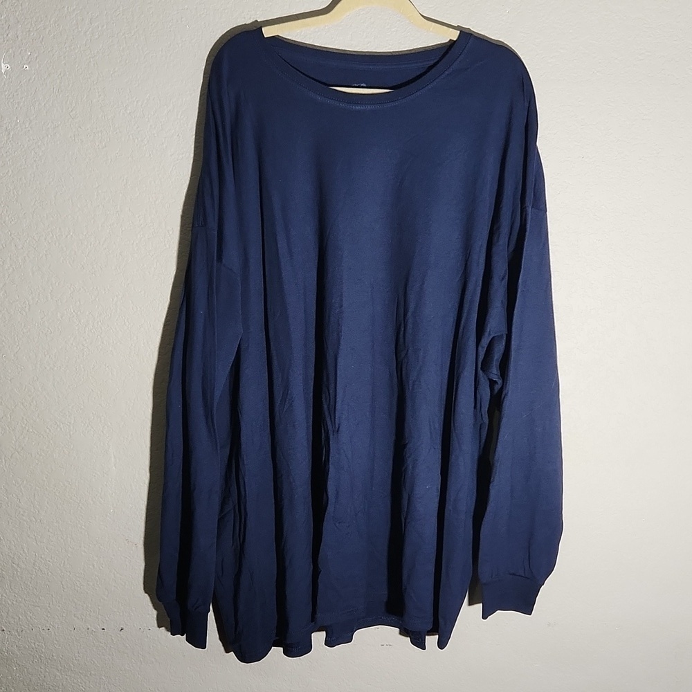 Fruit Of The Loom Shirt Size 4X Longsleeve small hole in back see pic